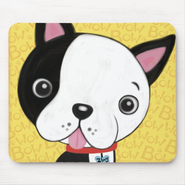 Mausunterlage Bostons Terrier Mousepad (Vorne)