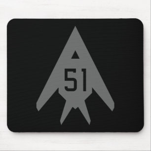 Mausunterlage des Bereichs-51 Mousepad