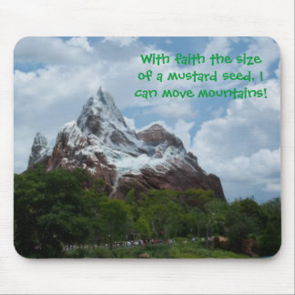 Mausunterlage: Glaube die Größe eines Senfkorns Mousepad