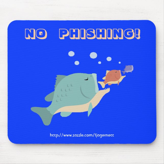 Mausunterlage, kein Phishing Mousepad (Vorne)