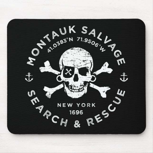 Mausunterlage Montauk Salvage Company Mousepad (Vorne)