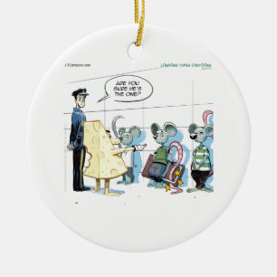Mausverbrechen von Rick London Lustig Keramik Ornament