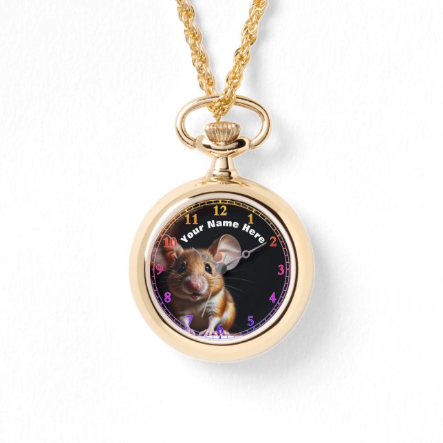 Mauszeit Armbanduhr (Vorderseite)