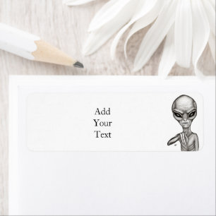 Mauvais Alien, Tu es le prochain ! Étiquette