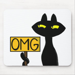 Mauvais Boogie -Le Chat- "OMG" Tapis de souris drô