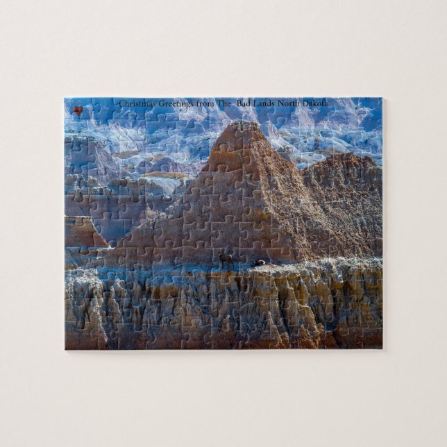 Mauvaises terres North Dakota Jigsaw Puzzle (Horizontal)