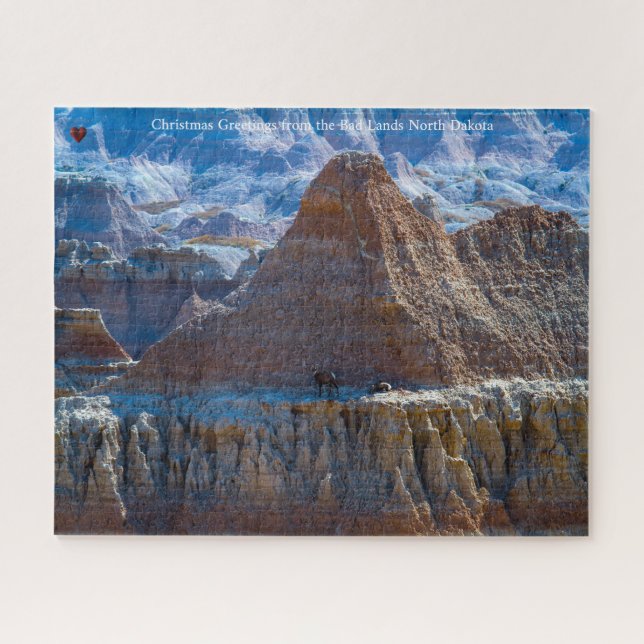 Mauvaises terres North Dakota Jigsaw Puzzle (Horizontal)