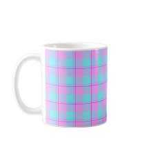 Mauve and Coastal Mist Plaid