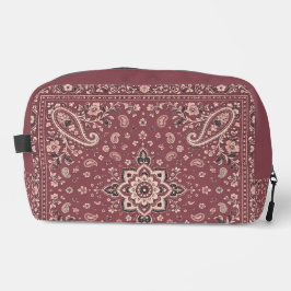 Mauve-Bandana-Paisley-Allzwecktasche-Reiseorganisa Waschbeutel