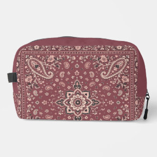 Mauve-Bandana-Paisley-Allzwecktasche-Reiseorganisa Waschbeutel