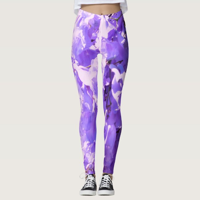 Mauve Bell Leggings (Vorderseite)