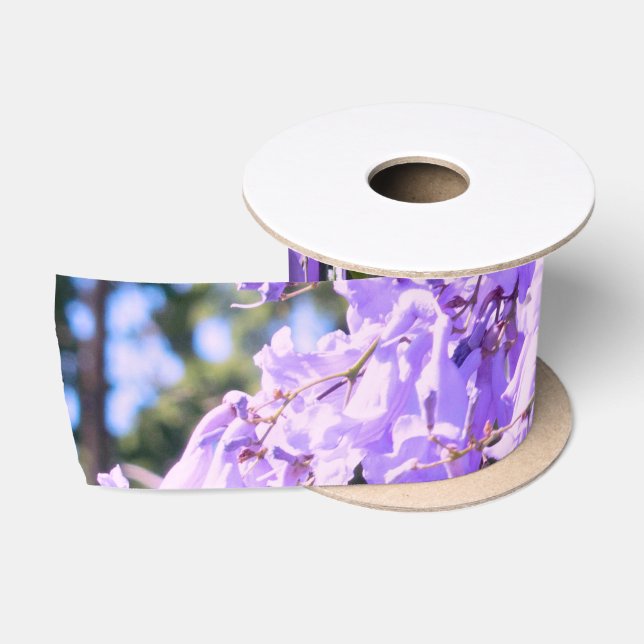 Mauve Bell Satin Ribbon Satinband (Spule)