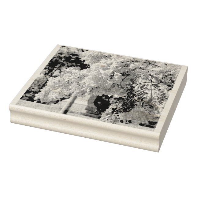 Mauve Bell Tree Gummistempel (Stempel)