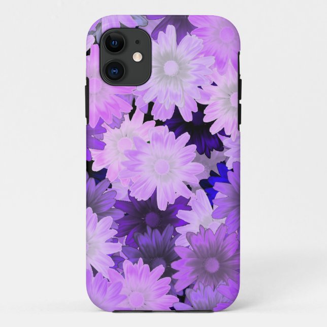 Mauve Bloral Case-Mate iPhone Hülle (Rückseite)