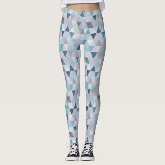 Mauve Blue Triangle C Leggings