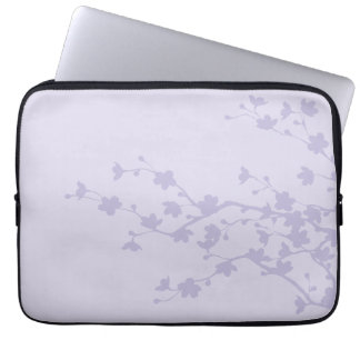 Mauve Blüten Laptopschutzhülle