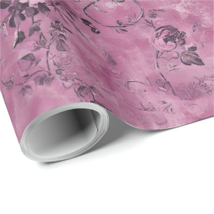 Mauve Chinoiserie-Dekupierschnitt Geschenkpapier