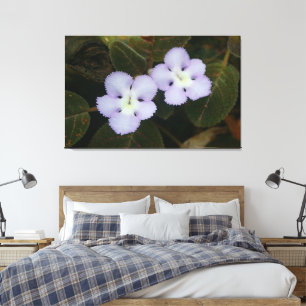 Mauve Colored Tropical Wildblume Leinwanddruck