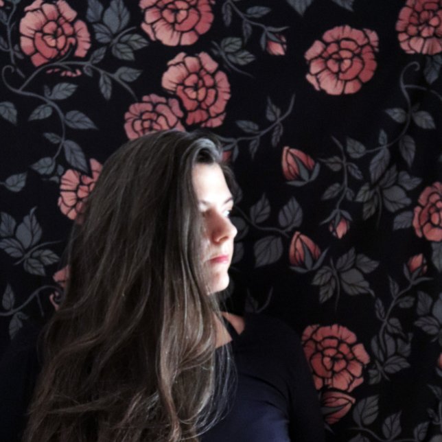 Mauve Dusty Floral Pattern Blume Wandteppich (Von Creator hochgeladen)