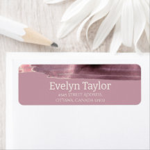 Mauve Dusty Rose Modern Einfach