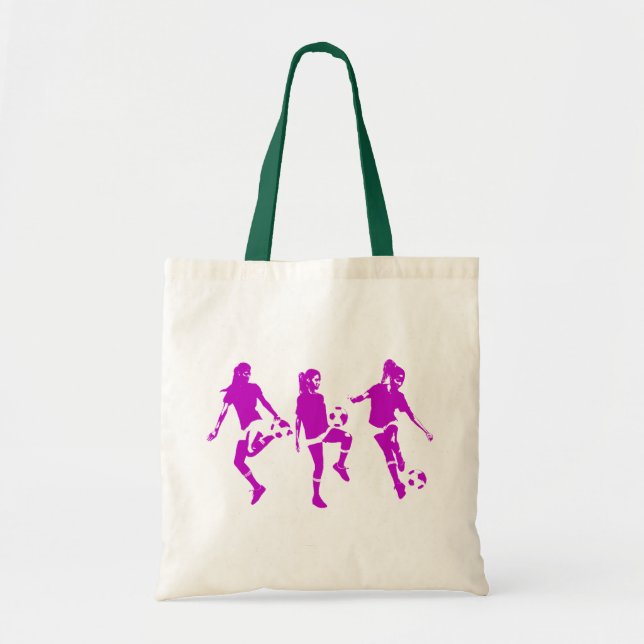 Mauve Female Soccer Skills Tragetasche (Vorne)