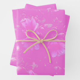 Mauve Geschenkpapier Set