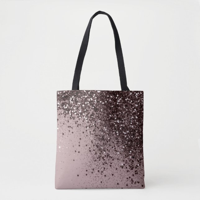 Mauve Lady Glitzer #4 (Imitate Glitzer) Tasche (Vorderseite)