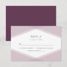Mauve Layered Geometric & Dark Lila