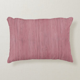 Mauve Lila Bamboo-Holzkörner-Look Zierkissen