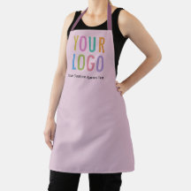 Mauve Lila Personalisierte Schürze Benutzerdefinie