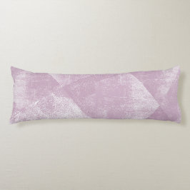 Mauve Minimal geometrische Textur Seitenschläferkissen