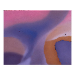 „Mauve Mirage Flow“ – Abstrakte Pink Blaue Pfirsic Fotodruck