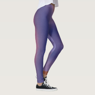 „Mauve Mirage Flow“ – Abstrakte Pink Blaue Pfirsic Leggings
