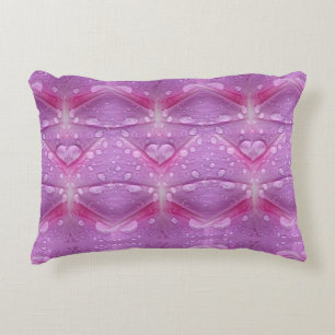 Mauve mit rosa dekokissen