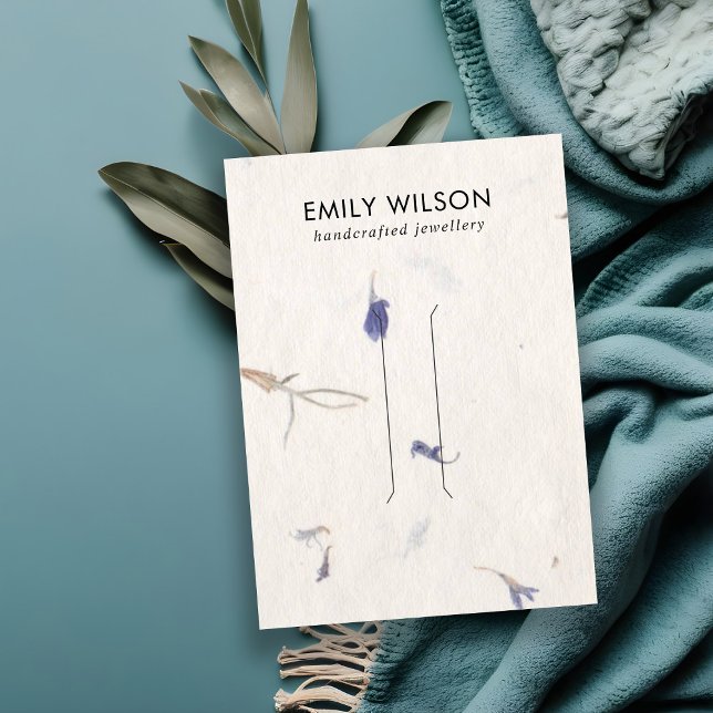 MAUVE PETAL HANDMADE PAPIER HAIR CLIP CARTE D'AFFI (Créateur téléchargé)