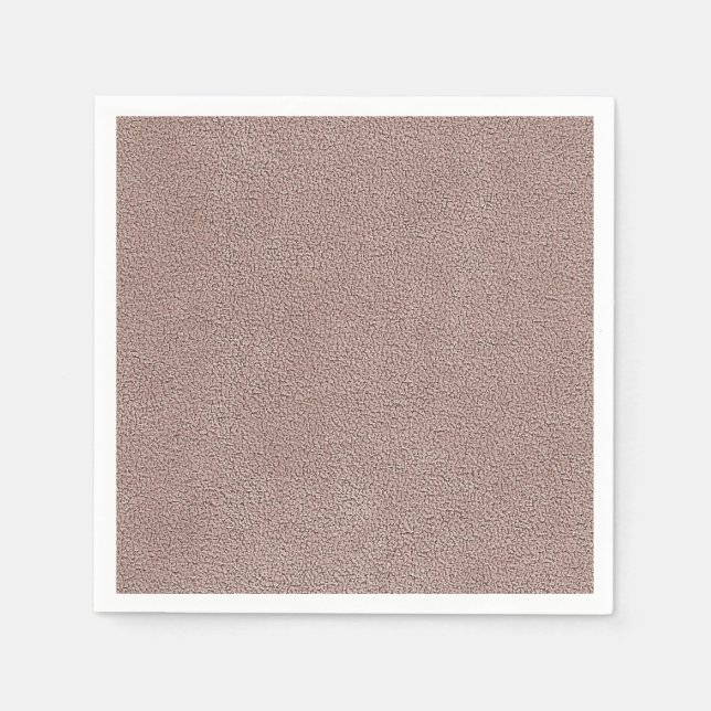 Mauve Pink Ultrasuede Look Serviette (Vorderseite)