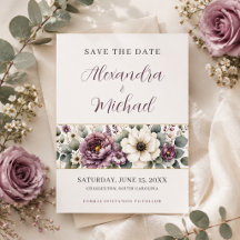Mauve & Sage Blumige Hochzeit