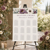 Mauve & Sage Florale Hochzeit