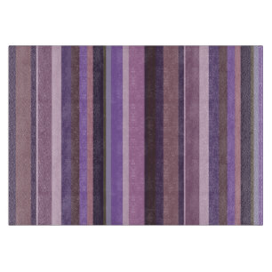 Mauve senkrechte Streifen Schneidebrett
