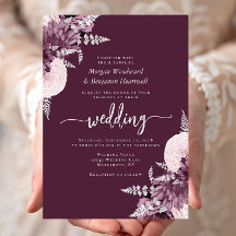 Mauve Silver Floral QR Code Hochzeit