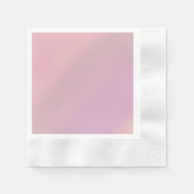 Mauve Soft Blush Rosa 80er  Serviette (Vorderseite)
