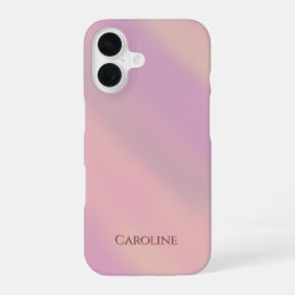 Mauve Soft Blush Rosa Benutzername iPhone 16 Hülle