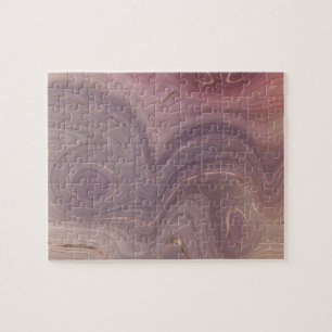 Mauve Strata   Dusty Pink und Rose Gold Agate