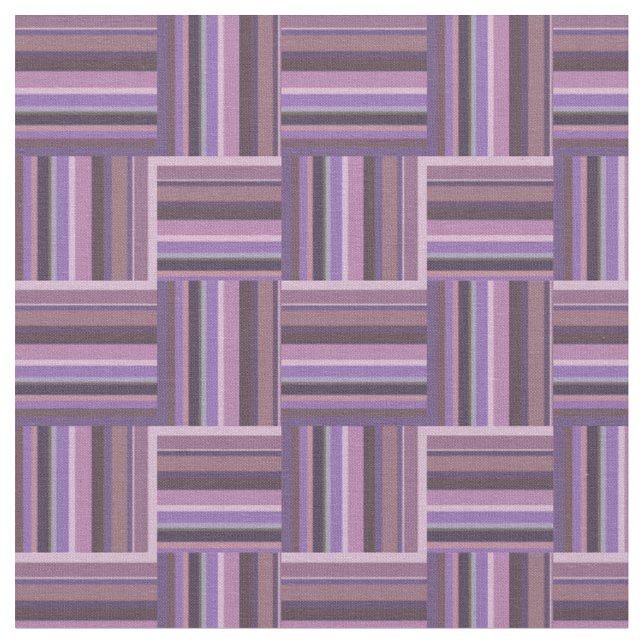 Mauve Streifen Webmuster Stoff (Nahaufnahme)