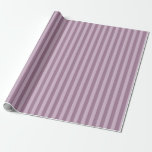 Mauve Striping Muster Geschenkpapier<br><div class="desc">Dusky lila Streifen Muster Packpapier.</div>