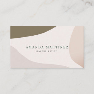 Mauve Swatches Moderne Carte de visite tendance