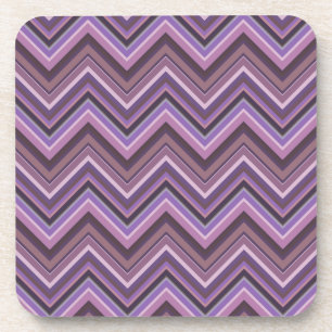 Mauve zigzag untersetzer