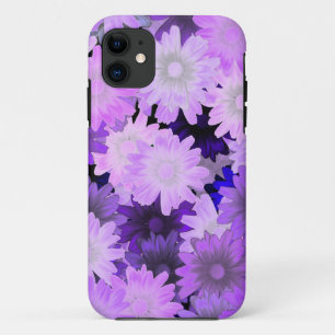 Mauvefarbenes Floral Case-Mate iPhone Hülle