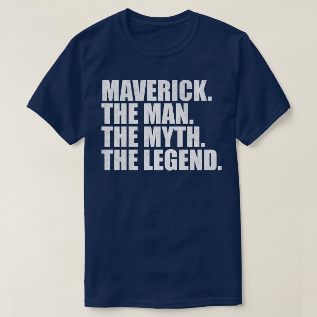 MaverickMaverick Name Maverick Vorname T-Shirt (Design vorne)