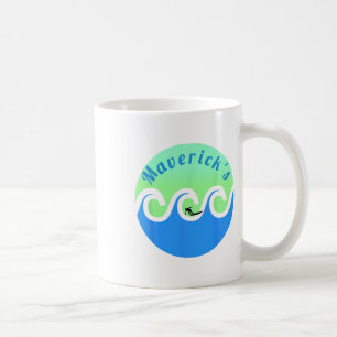 Maverick's Surfing Surf California Strände Kaffeetasse